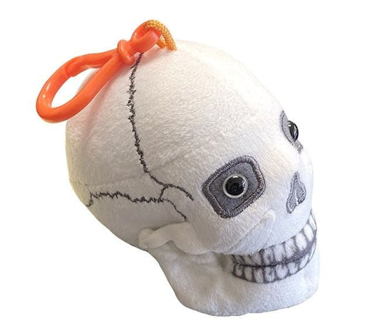 Skull Giant Microbes Plush Keychain