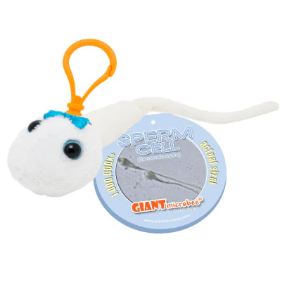 Sperm Cell (Spermatozoon) Giant Microbes Plush Keychain