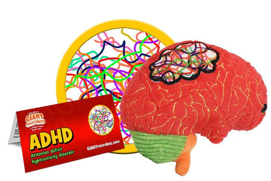 ADHD Brain Giant Microbes Plush
