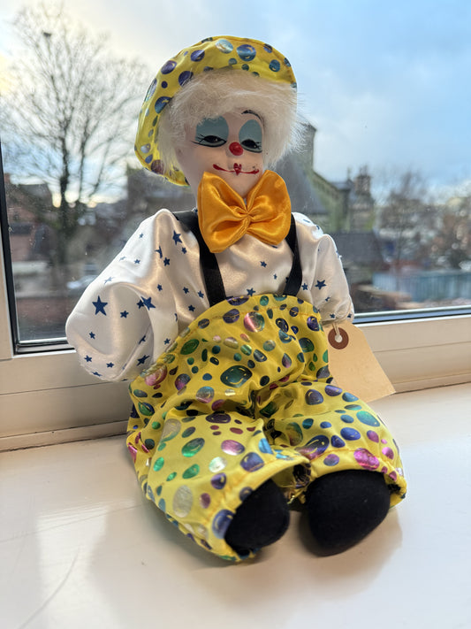 Bubbles the Clown Porcelain Doll