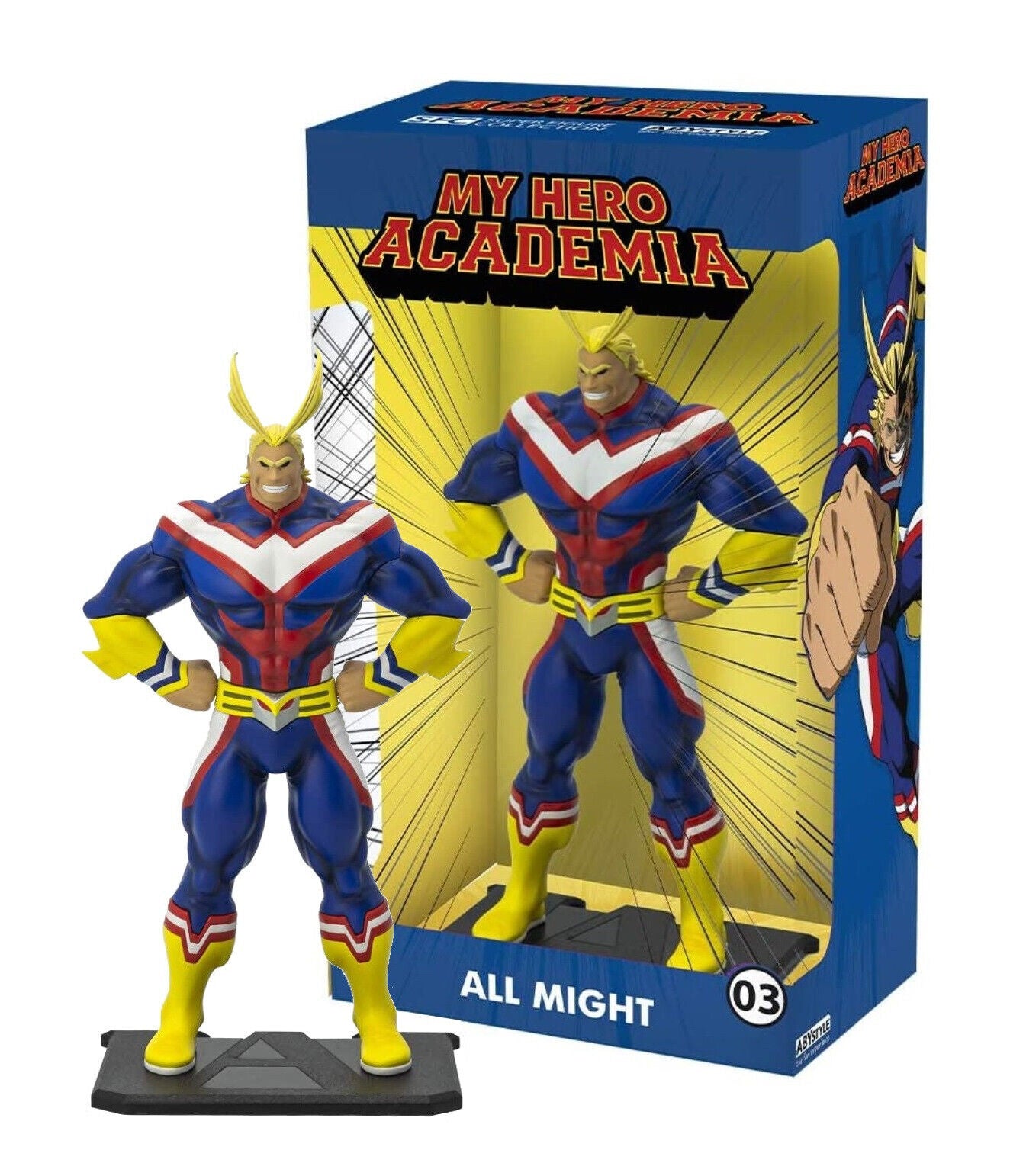My Hero Academia 03 All Might Figurine *damaged box*