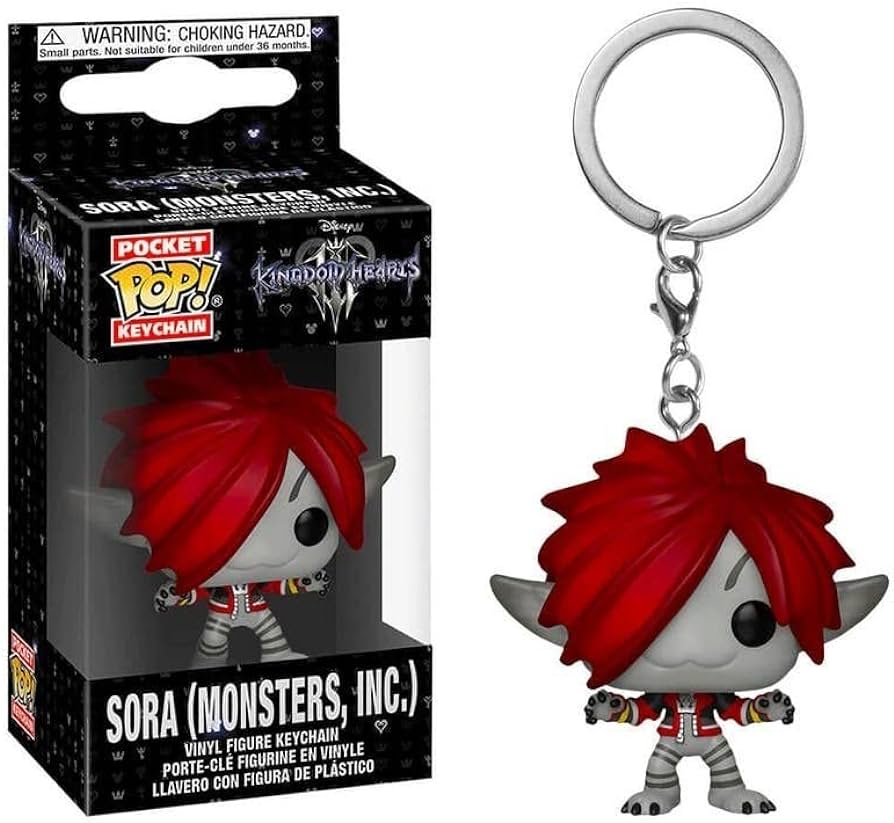 Kingdom Hearts III Sora (Monsters, Inc.) Funko Pop! Pocket Keychain