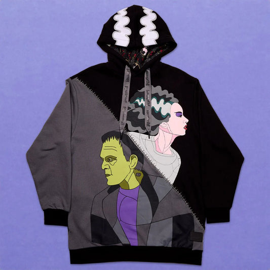 Universal Monsters by Loungefly Frankenstein and Bride Unisex Hoodie