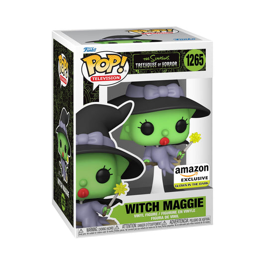 The Simpsons Treehouse Of Horror 1265 Witch Maggie GITD Funko Pop! Vinyl Figure
