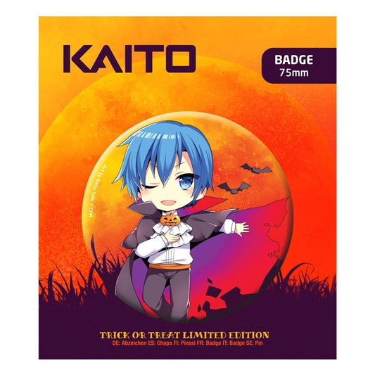 Hatsune Miku Kaito Halloween Limited Edition 75mm Badge