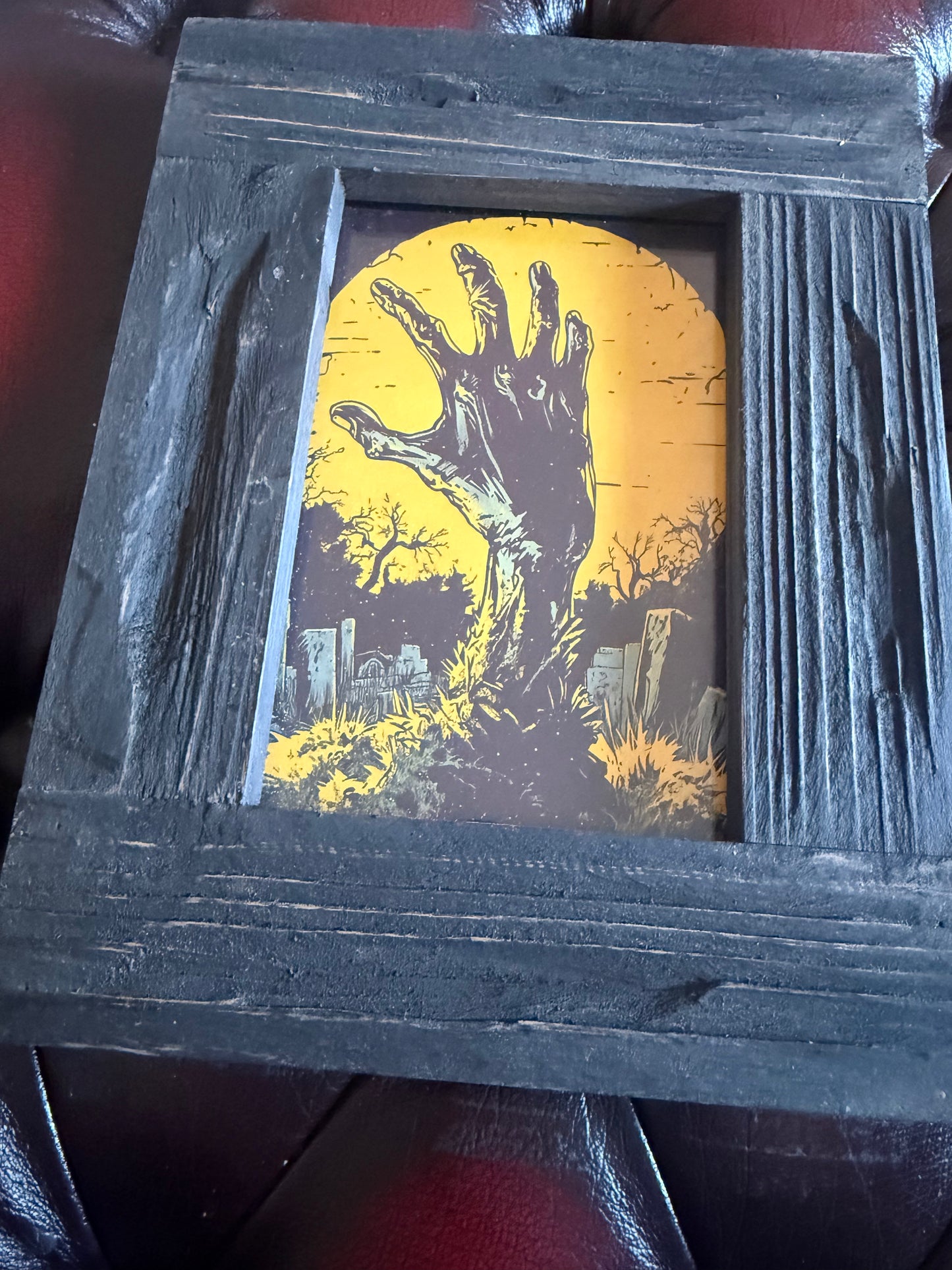 From the Grave A6 Print in Rustic Wooden Frame