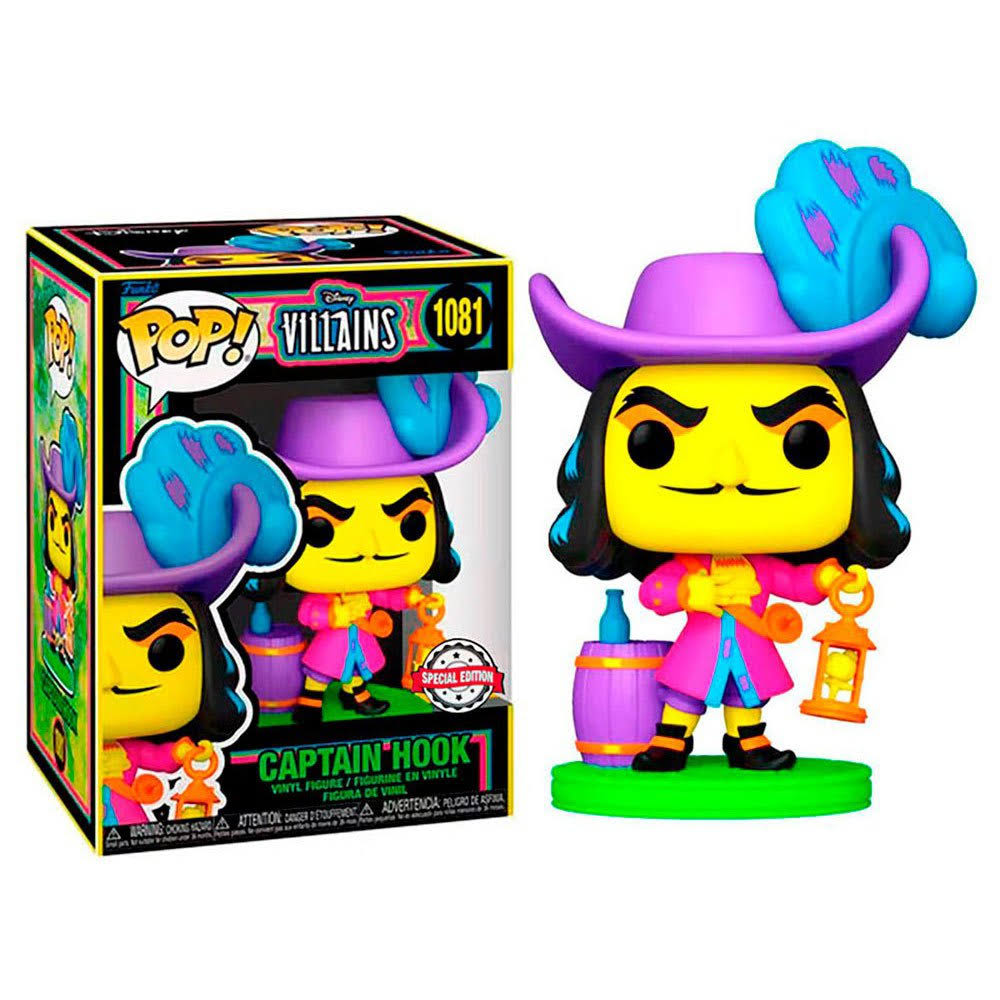 Disney Villains 1081 Captain Hook Blacklight Funko Pop! Vinyl Figure