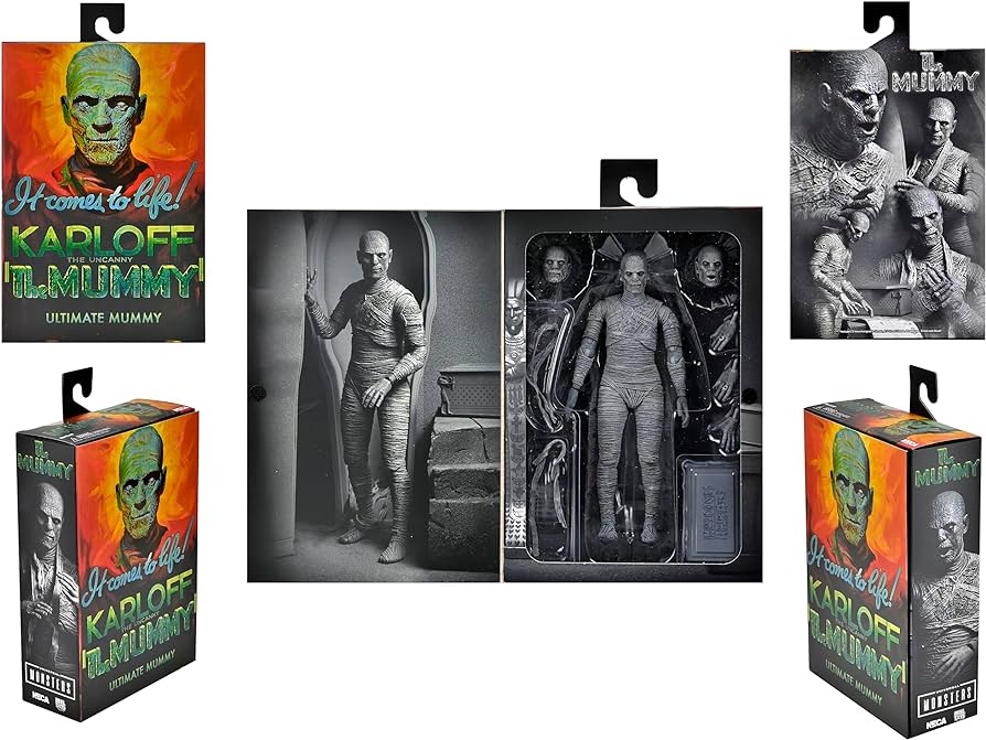 Universal Monsters The Mummy Black & White Ultimate Figure