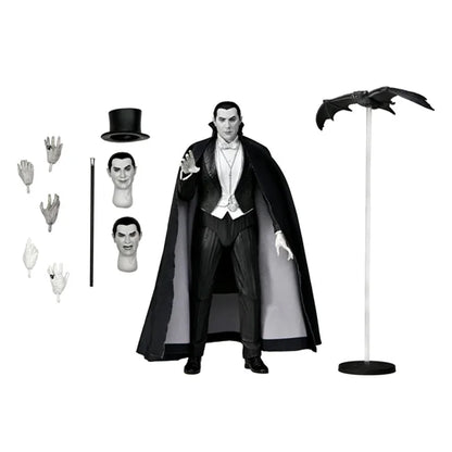 Universal Monsters Dracula Carfax Abbey Black & White Ultimate Figure