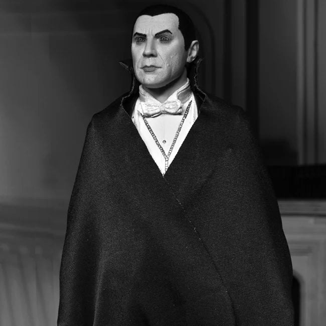 Universal Monsters Dracula Carfax Abbey Black & White Ultimate Figure