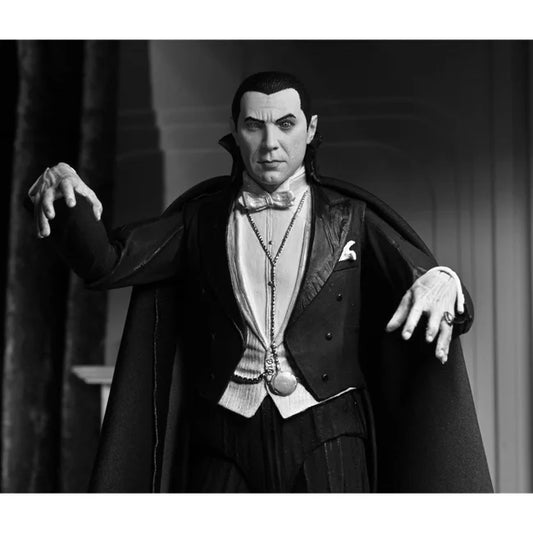Universal Monsters Dracula Carfax Abbey Black & White Ultimate Figure