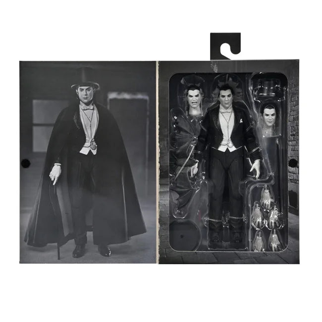 Universal Monsters Dracula Carfax Abbey Black & White Ultimate Figure