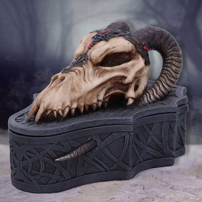 Dragon Skull Box (Monte Moore) 17.7cm