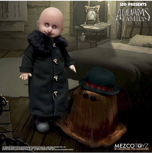The Addams Family Uncle Fester and Cousin It Living Dead Doll Two Pack