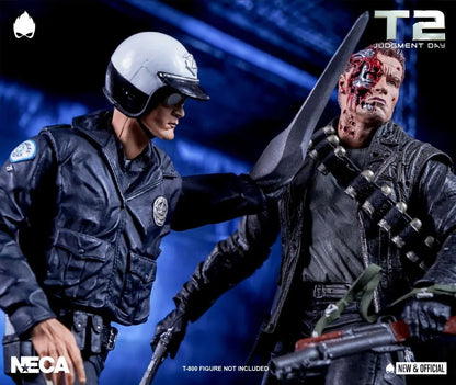 Terminator 2: Judgment Day T-1000 Motorcycle Cop Ultimate Figure