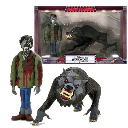 An American Werewolf in London Jack Goodman & Kessler Wolf Toony Terror Figure Set