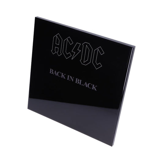 AC/DC Back in Black Crystal Clear Picture 32cm