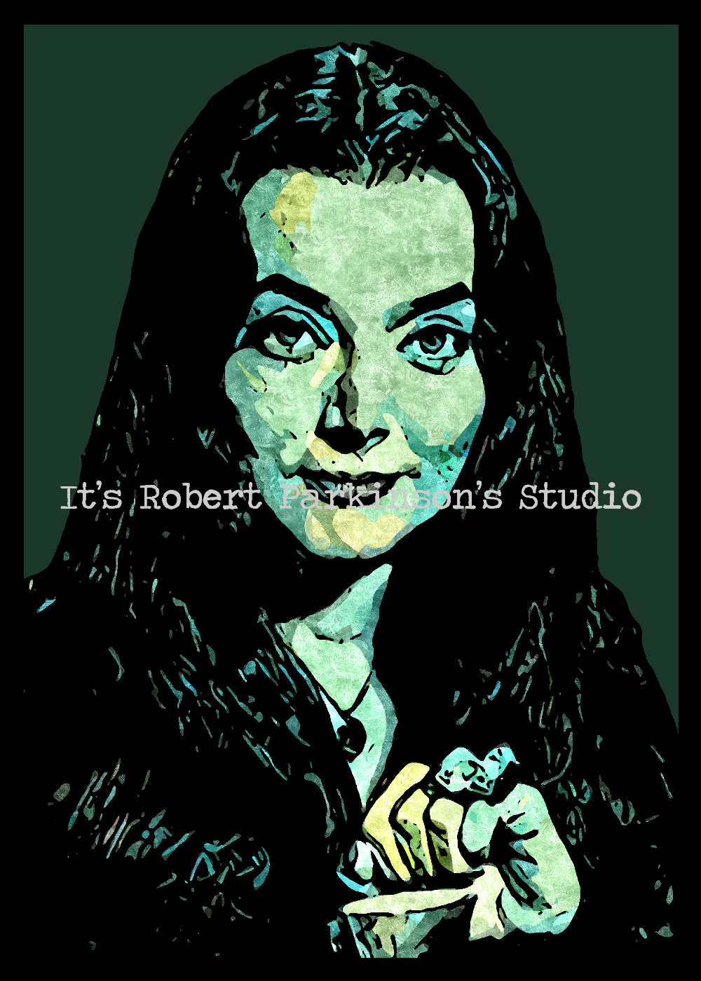 The Addams Family Morticia A4 Art Print