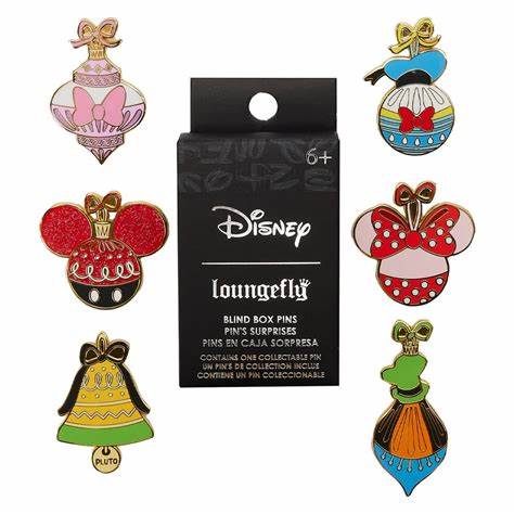 Disney Festive Ornaments Enamel Pin Blindbox by Loungefly