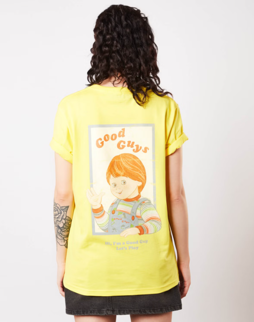 Chucky Good Guys Retro T-Shirt (Yellow)