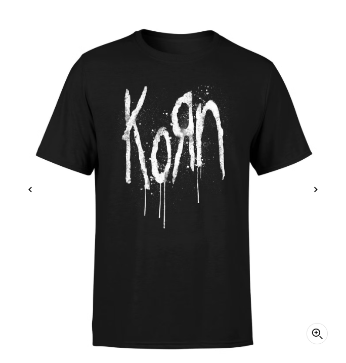 Korn Splatter T-Shirt (Black)