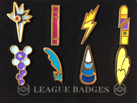 Pokemon Gym Badge Set