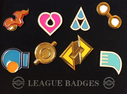 Pokemon Gym Badge Set