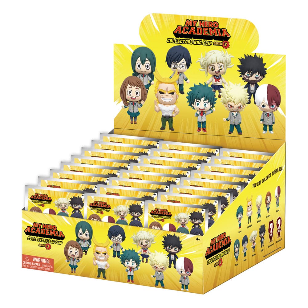 My Hero Academia 3D PVC Bag Clips Series 3