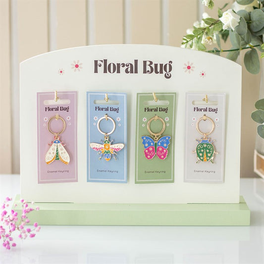Floral Bug Keyring