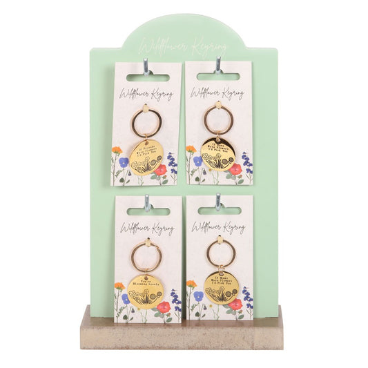 Wildflower Keyring