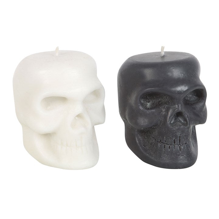 Black Opium & White Sage Skull Candles