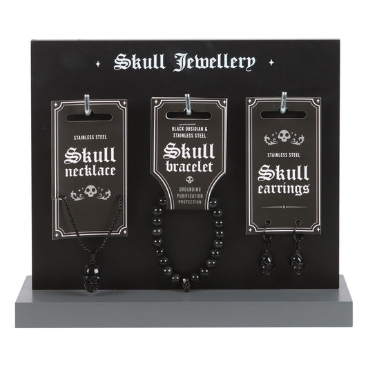 Black Obsidian Skull Jewellery