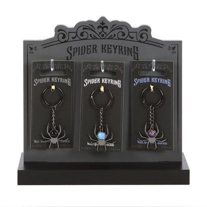 Crystal Spider Keyring