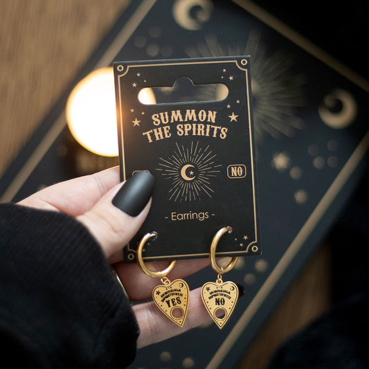 Summon the Spirits Talking Board Earrings