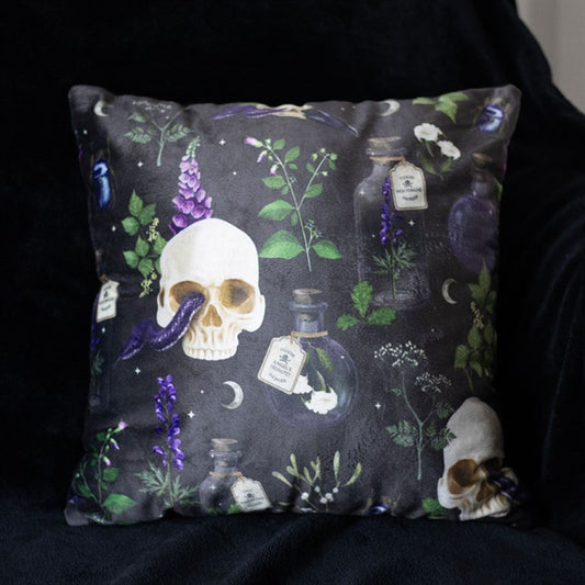 Venom & Vines Print 35cm Square Cushion