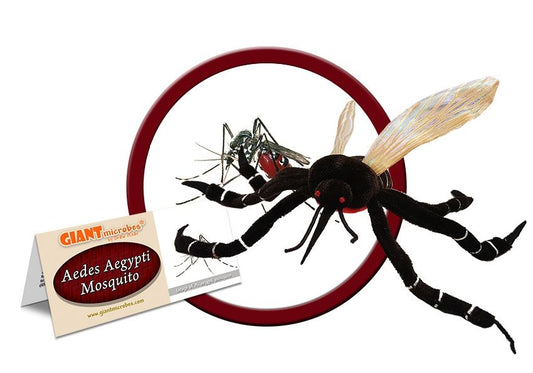 Mosquito Aedes (Aedes aegypti) Giant Microbes Plush