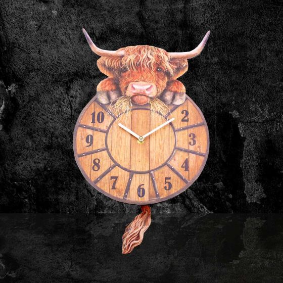 Highland Tickin' Clock