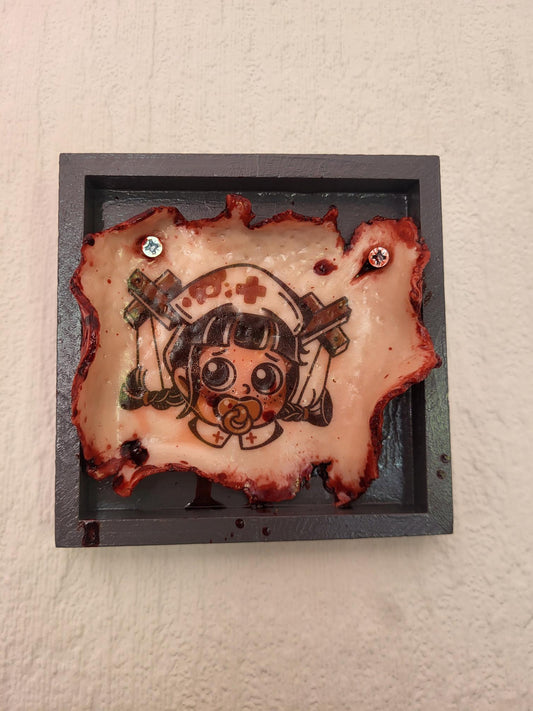 Baby Nurse Tattoo Removal Frame