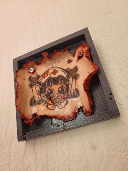 Baby Nurse Tattoo Removal Frame