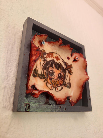 Baby Nurse Tattoo Removal Frame