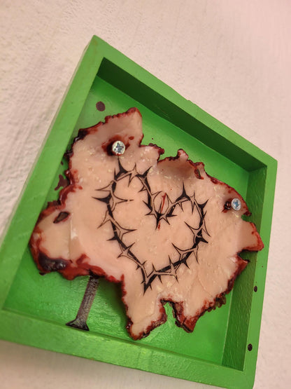 Barbed Wire Heart Tattoo Removal Frame