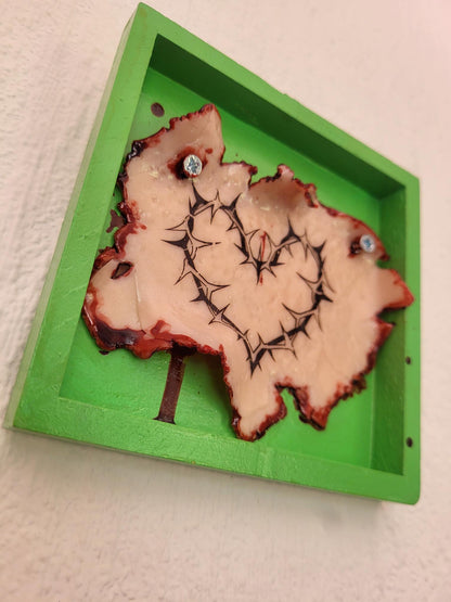 Barbed Wire Heart Tattoo Removal Frame
