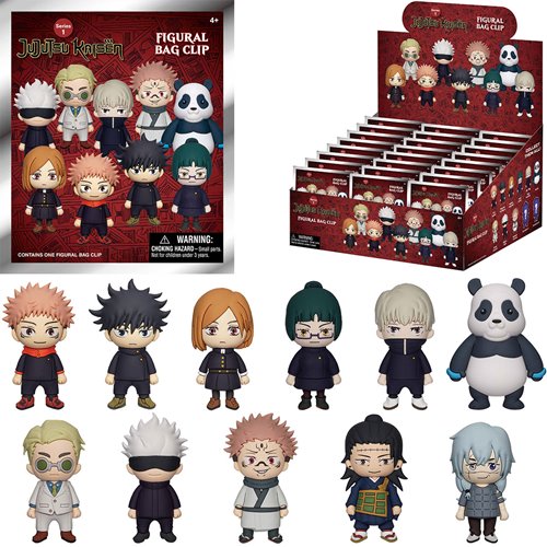 Jujutsu Kaisen 3D PVC Bag Clips Series 1