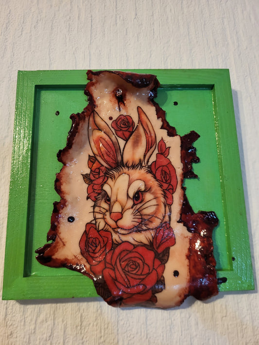 Bunny Rose Tattoo Removal Frame