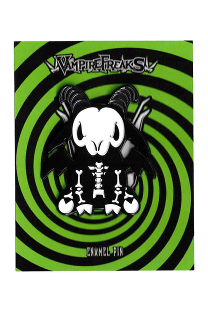 Skelegoat Enamel Pin