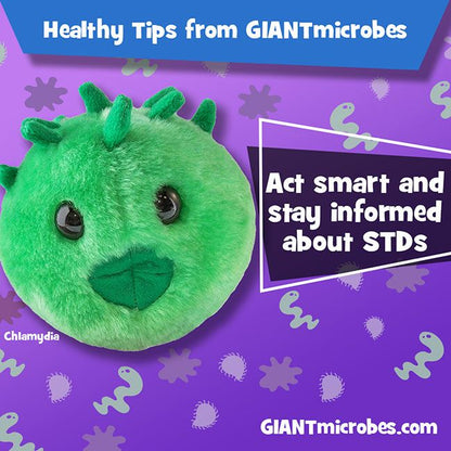 Chlamydia (Chlamydia trachomatis) Giant Microbes Plush