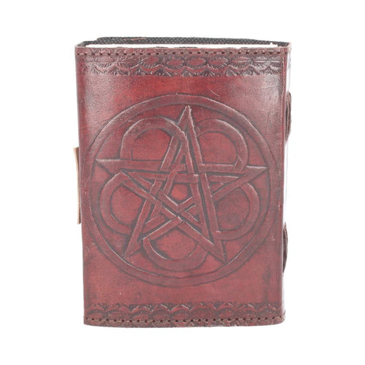 Pentagram Leather Embossed Journal & Lock