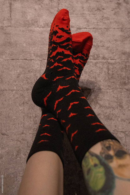 Bloodbat Crew Socks