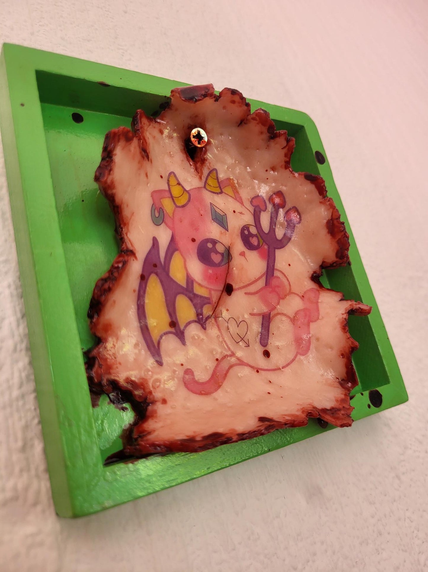 Devil Kitty Tattoo Removal Frame