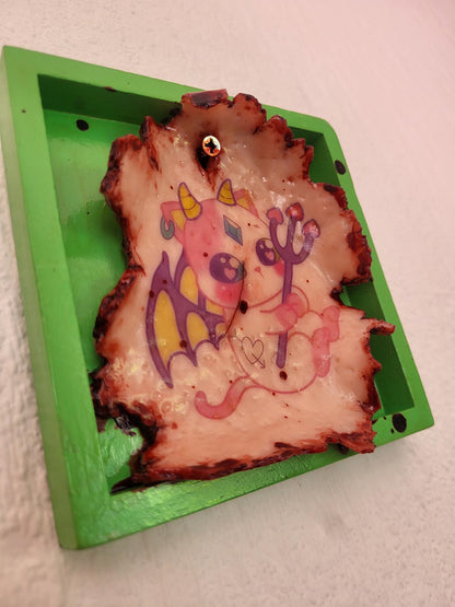 Devil Kitty Tattoo Removal Frame